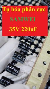 Tụ hóa phân cực SAMWEI 35V - 220uF chất lượng cao