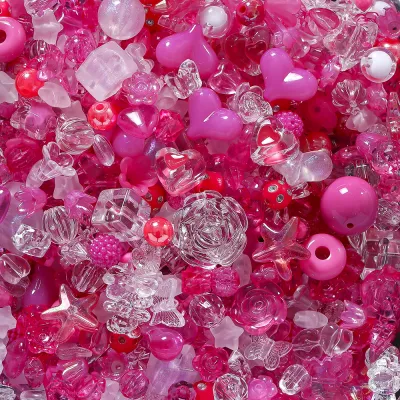 St. Kunkka 20g Mixed Acrylic Beads Irregular Color For DIY Jewelry Making