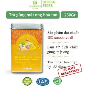Trà Gừng Mật Ong Hòa Tan HYGIE Giảm Triệu Chứng Viêm Đường Hô Hấp Hỗ Trợ Tiêu Hóa Tăng Sức Đề Kháng Tinyshop 250gr