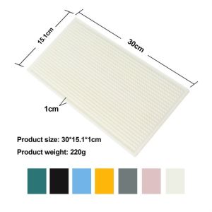 INNEED Silicone Service Bar Mat Liquid Absorbent Non-Slip Base Bar Drying Mat Stylish Easy Clean Surface Silicone Bar Mat For Bars