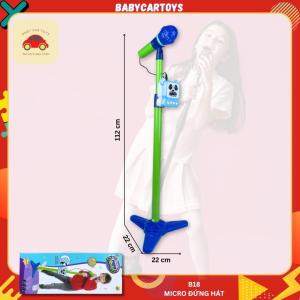 Đồ Chơi Mic Cho Bé Làm Ca Sĩ Kết Nối Điện Thoại Tạo Beat Có Loa Phát Nhạc Chắp Cánh Ước Mơ Cho Bé B18