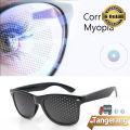 Kacamata Terapi Untuk Minus Dan Silinder Pinhole Glasses Kesehatan Membantu Mengurangi Minus. 