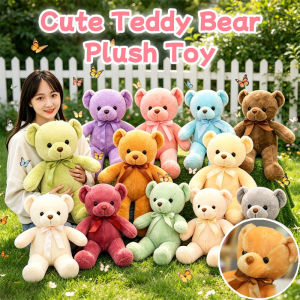 Teddy Bear Plush Toy Soft Stuffed Doll Huggable Cute Kids Gift Nursery Decor Bedroom Display