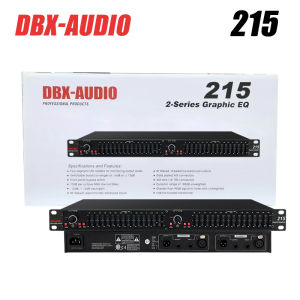 DBX-AUDIO EQ215 อีควอไลเซอร์ระดับมืออาชีพ 15 ส่วนคู่พร้อมขีดจํากัดแรงดัน อีควอไลเซอร์ประสิทธิภาพเวทีภาพประกอบสองช่อง 15 ส่วน