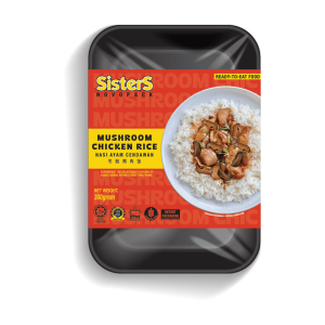 Halal SisterS Mushroom Chicken Rice  [INSTANT READY TO EAT MEAL] - NO COOKING