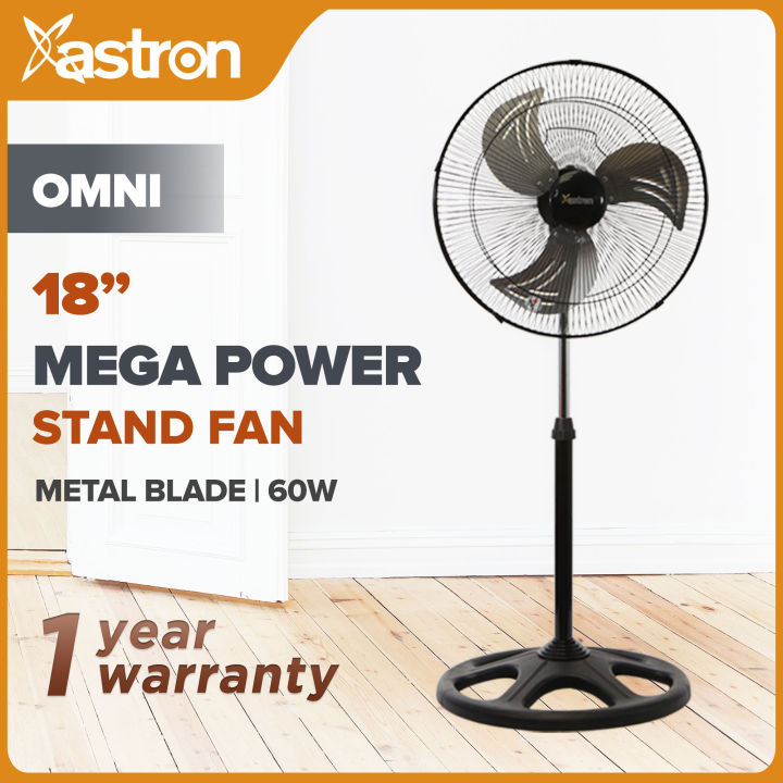 Astron Omni Industrial Stand Fan with 18