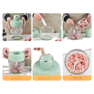 3in1 Food Chopper Multifungsi Blender Food Processor 2.5Liter Daya Kuat Penggiling Daging Penghalus Makanan