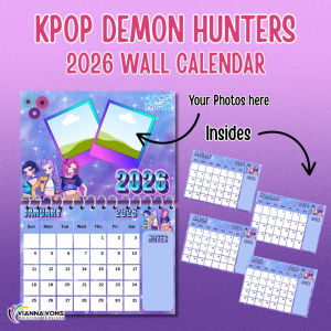 KPOP Demon Hunters Wall Calendar 2026 Calendar