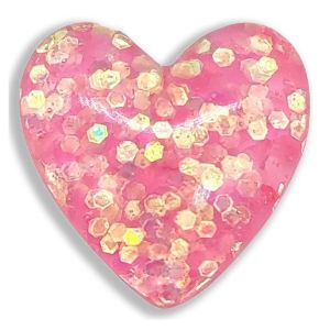 501 Pin Sandal Love Glitter Hiasan Sendal Sepatu Lubang Flat Flip Flop Slop Charm Charms Pengait Cantolan Tempelan Korea