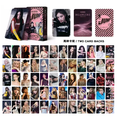 55pcs/set BLACKPINK photocard APT ROSE Lomo Cards 8TH ANNIVERSARY OUR AREA Postcard Photocards Kpop Group Lomo Card