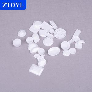 [COD]🔥🔥🔥ZTOYL 33pcs Mini Dollhouse Miniature Kitchen utensils dish plate tableware Toys