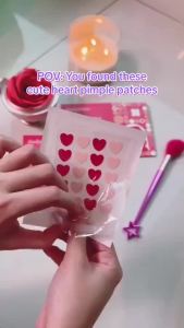 Pimple Patch - Pretty In Pink Fast Healing Clinical-Grade Hydrocolloid Acne Patches w Tea Tree Oil