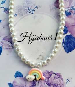 Hijabnur1 - Kalung wanita Manik Mutiara Korea Elegant Handmade