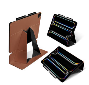 MOFT Vegan Leather Folio Stand with Multiple Viewing Angles Magnetic Cover with Auto Wake/Sleep For iPad Pro 12.9 Pro11 iPad Air