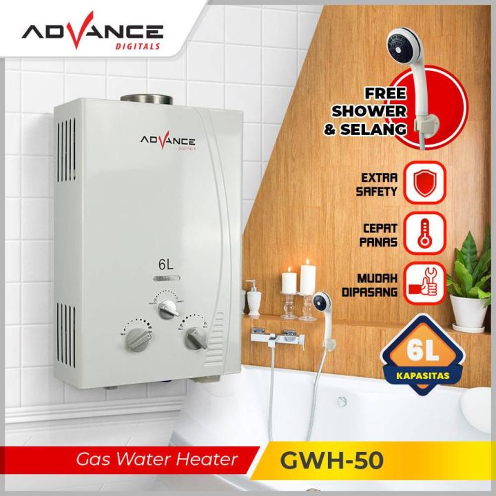 Pemanas Air Harga Shower Air Panas Gas ADVANCE Gas Water Heater