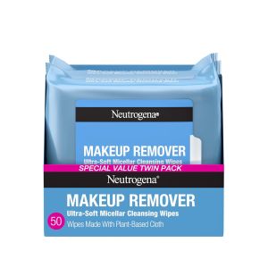 Neutrogena Makeup Remover Micellar 2 Pack of 25 Ct