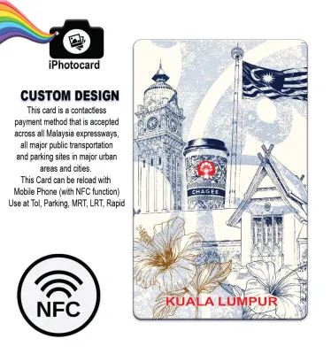 Touch n Go Card - MALAYSIA Limited Edition - NFC TNG Card Reload with Mobile Phone Use at TolParkingMRT LRTRapid