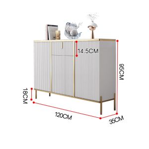 Light Luxury Shoe Cabinet Household Doorway Large Capacity Home Balcony Rock Board Entrance Storage