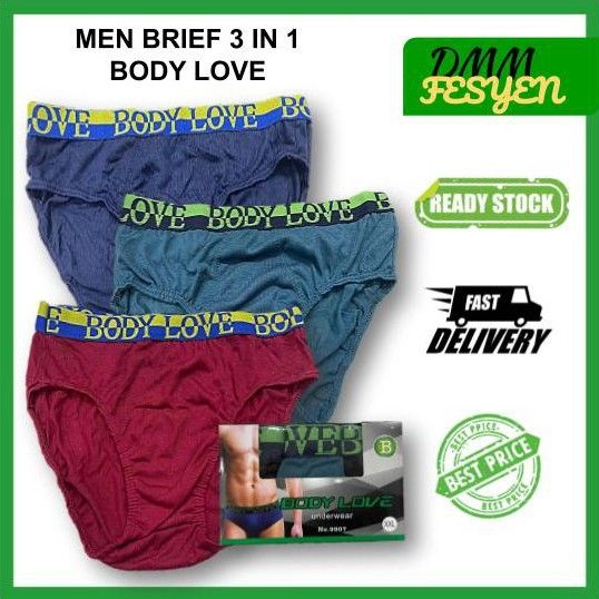 Body Glove Men Underwear 3pcs at 1 Price