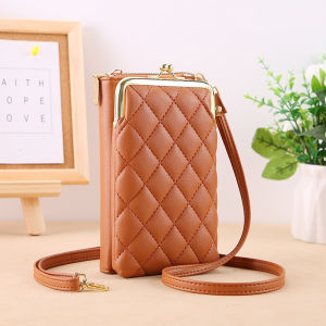 Tas Wanita Terbaru Tas Handphone Tas HP Multifungsi Tas Selempang Wanita Kulit PU Leather Tas Dompet Hp Cewek Motif Tas Viral 2022 Tas Mini Imut Kekinian