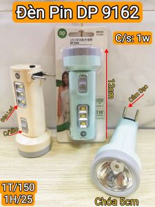 ĐÈN PIN CẦM TAY DP-9162 CÔNG NGHỆ CHIẾU SÁNG LED COB 2 CHẾ ĐỘ SÁNG