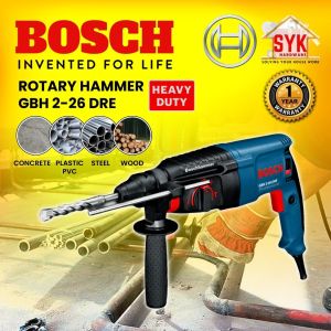 SYK Bosch GBH 2-26 DRE Professional Rotary Hammer Power Tools Electric Hacker Hammer Drill - 061125376C