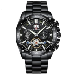 High End Mens Watch Stainless Steel Luminous Waterproof Watch Luxury Business Date Quartz Men Watches