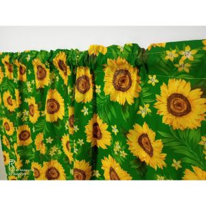 Plain Kitchen Curtain - Kitchen Sink Curtain - LxW 32x58 inches - short window curtain P49 only/INAHOME Decoration