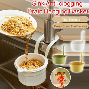 Kitchen Sink Drainage Basket Basket Food Waste Drain Basket Rubbish Drainer Hanging Strainer Basket