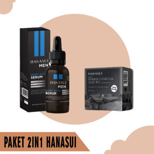 2in1 Paket Hanasui For Men  - Paket Perawatan Kulit Wajah Pria