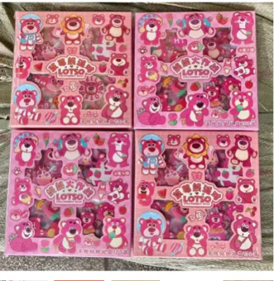 Stiker Scrapbook TERBARU Box 100 Lembar Lotso Barbie Sanrio Momo Mixue Avenger Sticker Murah Lengkap daimura store