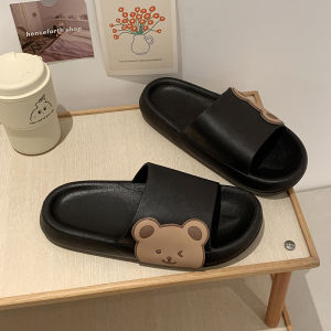 Dép cross gấu cao su dễ thương ⚡ GIÁ SỐC ⚡ Dép bánh mì nữ hở mũi cute đế cao phong cách Ulzzang mẫu hotrend 2022