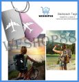 WESHOP88 1pcs Aluminum Alloy Waterproof Luggage Tag Travel Suitcase Bag Name Address Label Travel Accessories. 