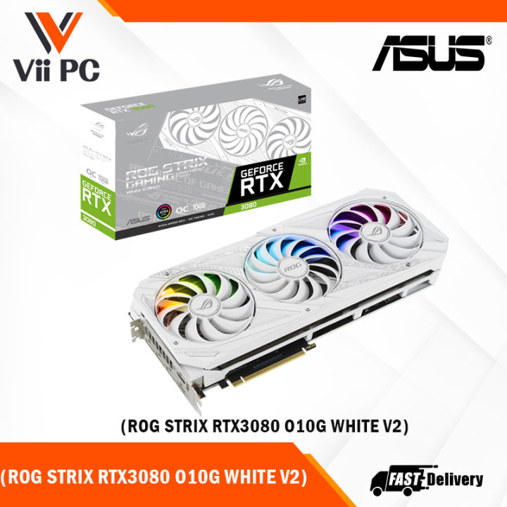 PC周辺機器Nvidia GeForce RTX 3080 ROG WHITEーv2 - PC周辺機器