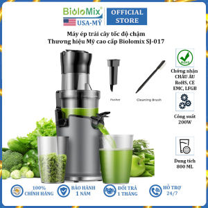 Máy Ép Chậm Thương Hiệu Mỹ Biolomix SJ-017 200W - HÀNG NHẬP KHẨU (Bảo hành 12 tháng)