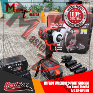 Mesin bor impact 2 baterai torsi besar 24V impact wrench brushless IW680