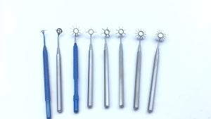 QSWTITAN Titanium / Stainless steel Cornea marker eye Corneal Marke Veterinary  Microsurgery instrument