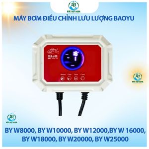 máy bơm hồ koi điều chỉnh lưu lượng 12 mức Baoyu BY-W series BY W8000-10000-12000-16000-18000-20000-25000 bảo hành 1 năm