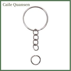 Caile 100pcs 50pcs พวงกุญแจพร้อมห่วงโซ่และ50pcs Open JUMP Rings DIY Key CHAIN
