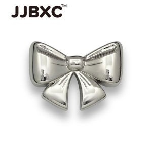 JJBXC Charm Metal Shoe Buckle Cross Shoe Decorations Silver Alloy Insect Five-pointed Star White Diamond DIY Fashion Shoes Accessories