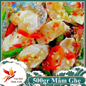 1kg COMBO Mắm Ghẹ Tươi Nhiều Gạch 500gr Và Mắm Cà Xỉu Giòn Rụm 500gr- VỰA KHÔ MINH TRIẾT