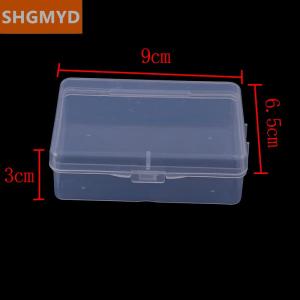 [COD] SHGMYD 9cmx6.5cmx3cm Transparent Plastic Storage Box Clear Square Multipurpose