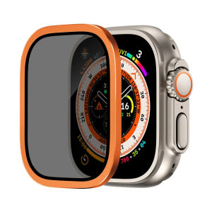 Kính cường lực chống gián điệp chói nhìn trộm cho Apple Watch Ultra 3 2 49mm Tấm bảo vệ màn hình cho iWatch Ultra 3 49mm Kính cường lực khung hợp kim
