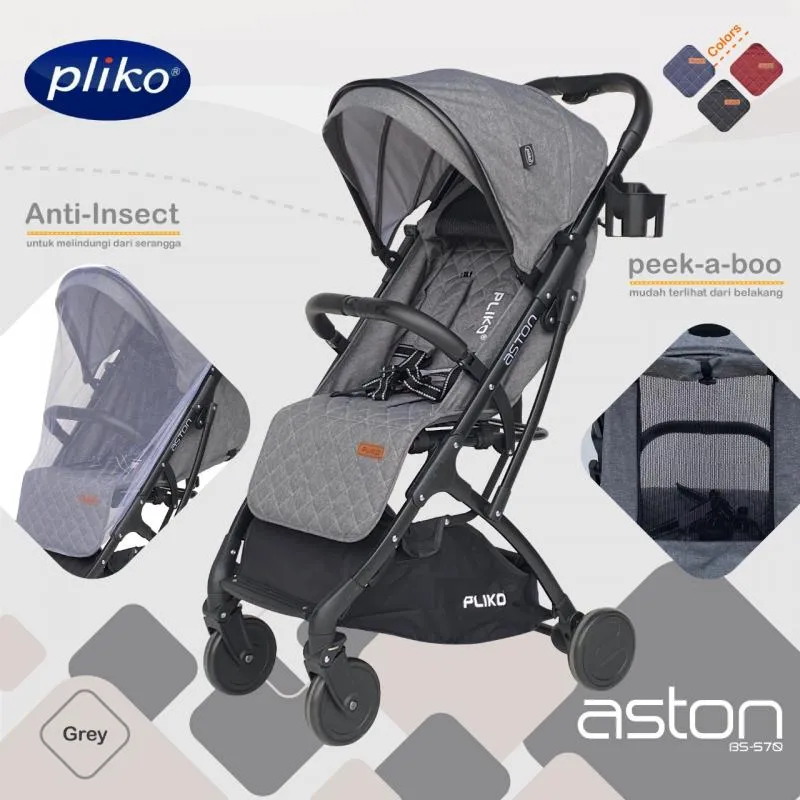 Stroller Baby Kereta dorong Bayi Pliko Aston 570 Pliko Rivera 589