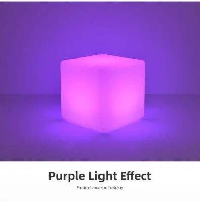 led luminous cube floor lamp ins wind creative bedside table lamp sofa integrated charging atmosphere lamp