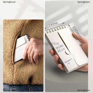 [COD] Springhooe Portable Vocabulary Memory Notepad - Shorthand Spiral Notebook For Planning And Memorization With Cover-Up Feature Good Gift