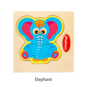 Mainan puzzle anak hewan kartun/Mainan Edukasi anak bayi / wooden puzzle toys