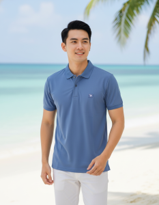 Áo Polo Nam Vĩnh Tiến Slim Fit Màu Hr4-F027-23