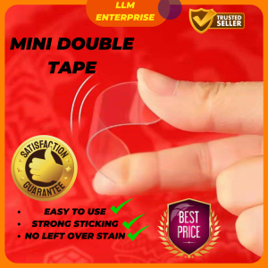 60Pcs Transparent Removable Double Sided Self-adhesive Tapes For Balloons Couplets / Multifunctional Waterproof