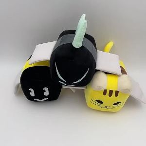 Bee Swarm Simulator Plush Hive Doll Cube Bee Cat Plush Toy